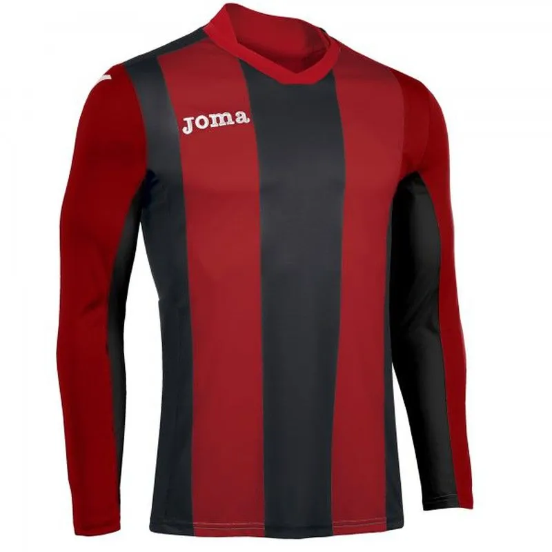 T-Shirt Pisa Red-Black L/S