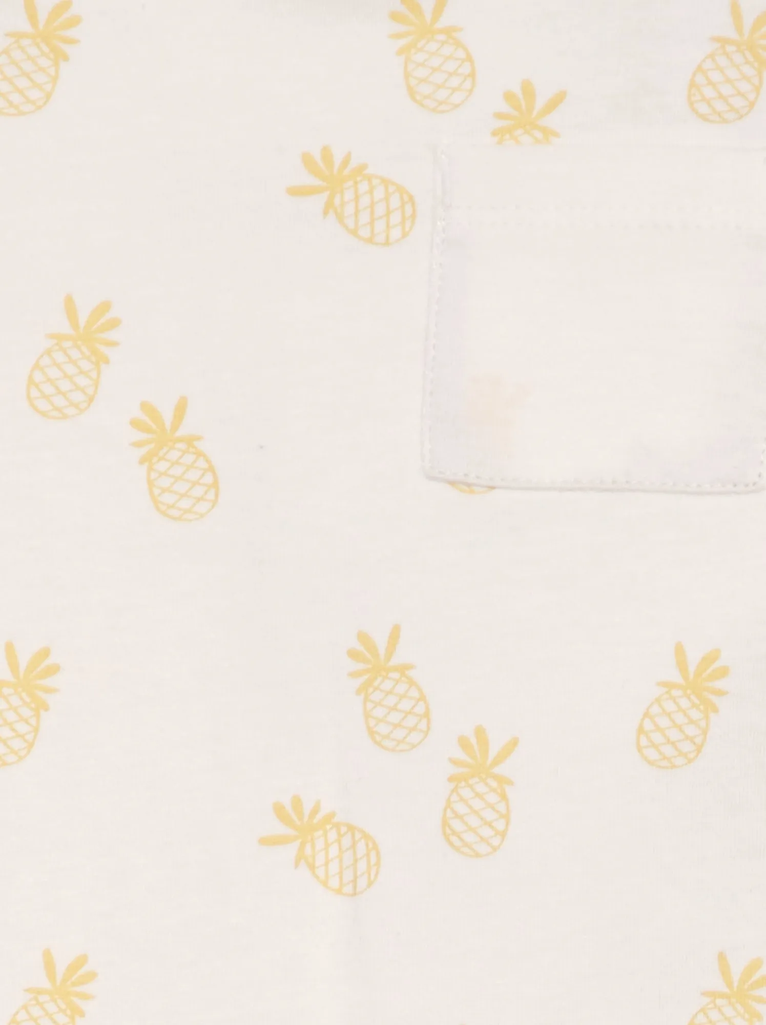 T-shirt stampata con tasche - BIANCO