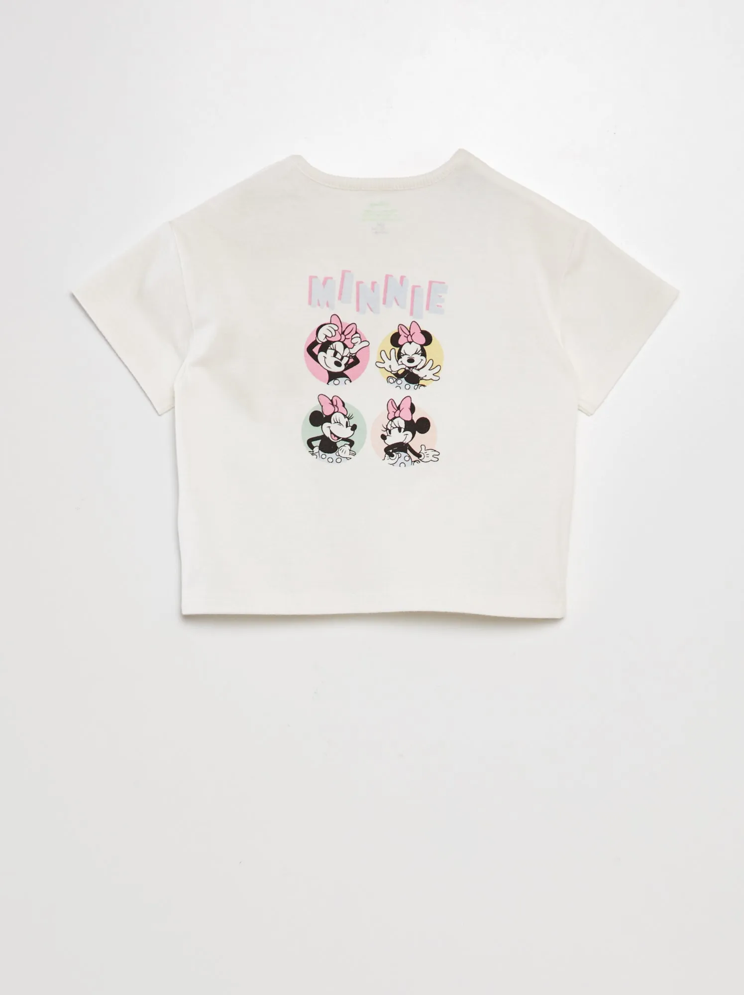 T-shirt stampata 'Minnie' - BIANCO