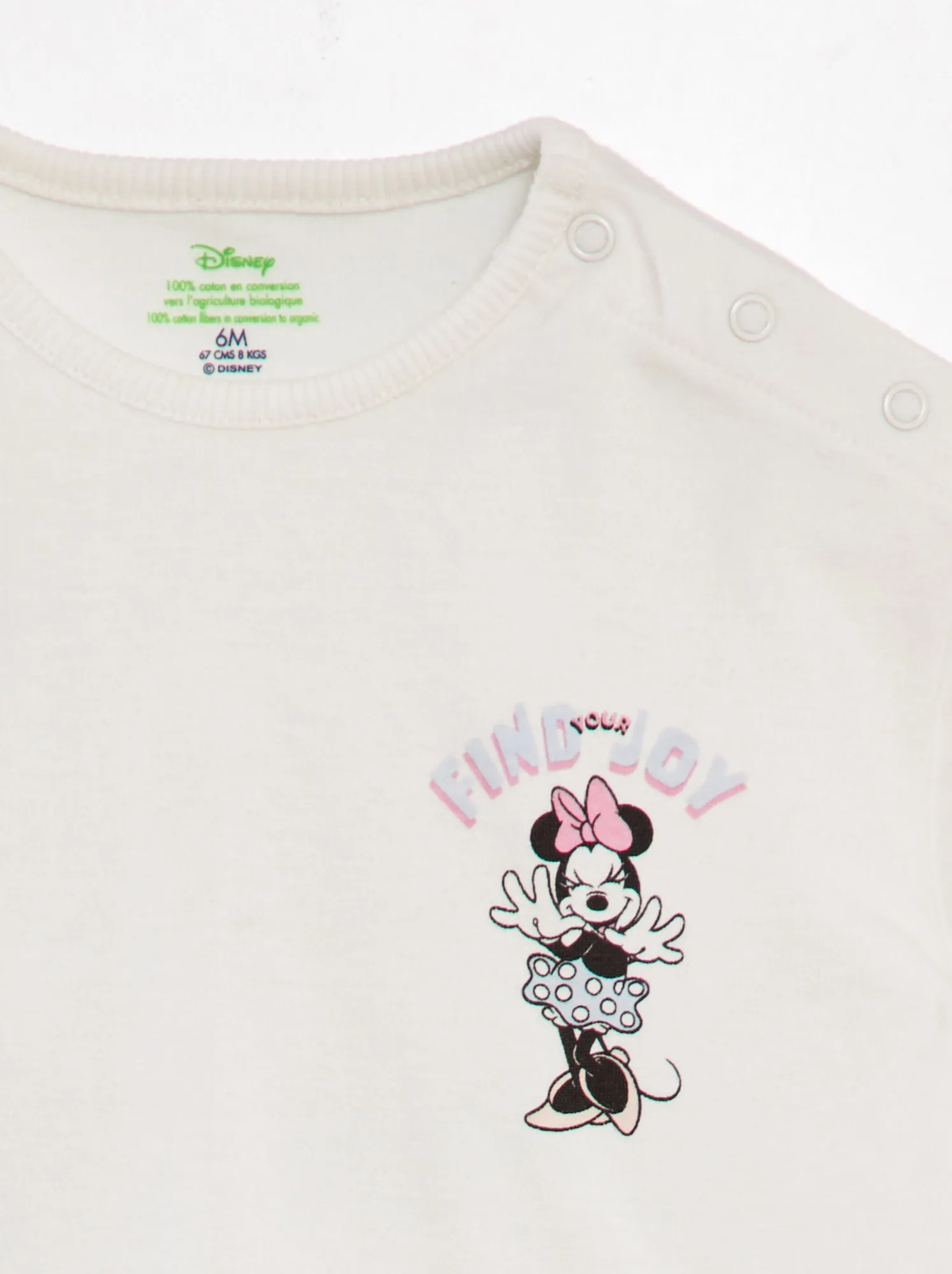 T-shirt stampata 'Minnie' - BIANCO