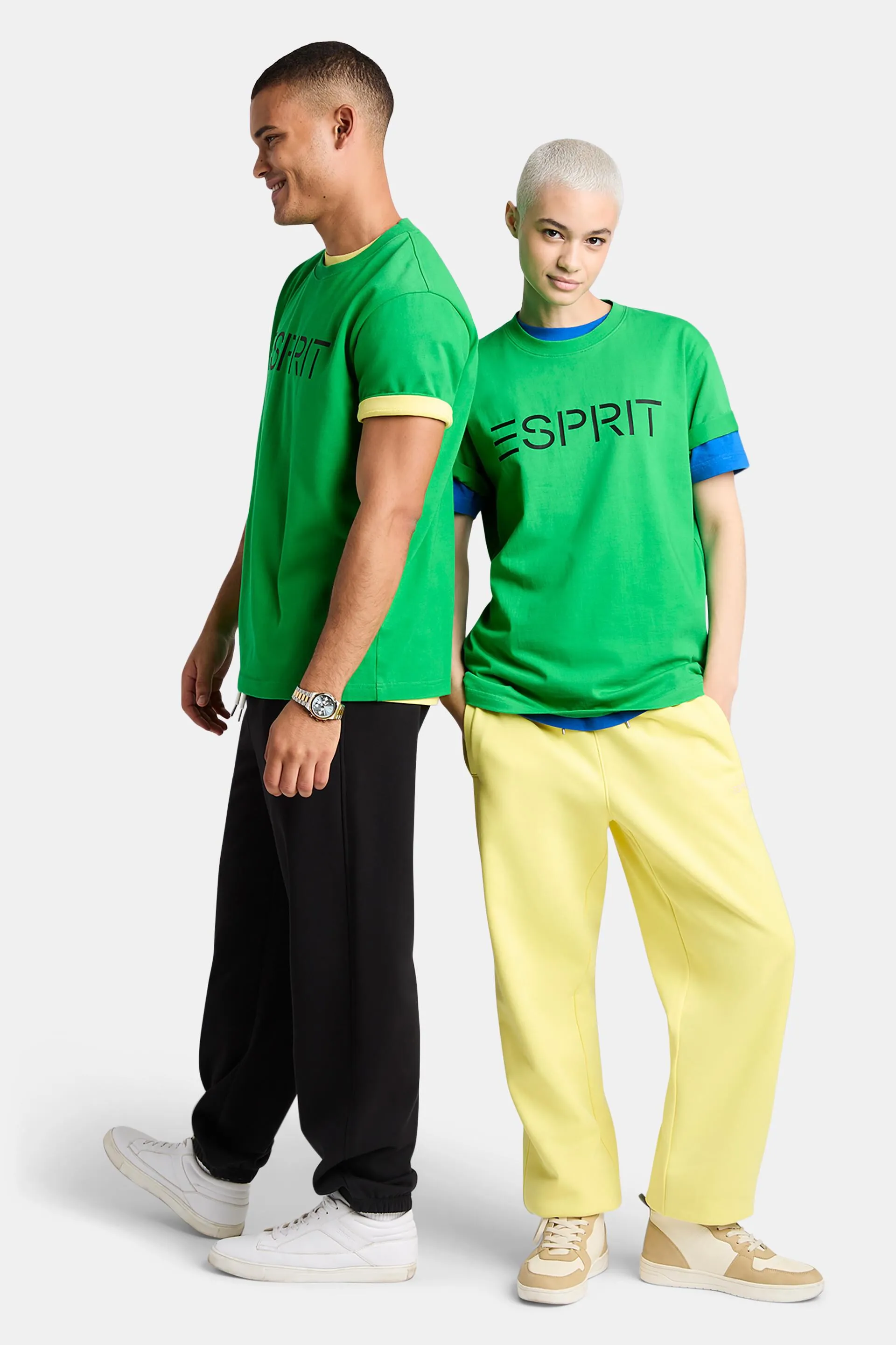T-shirt unisex in jersey di cotone con logo