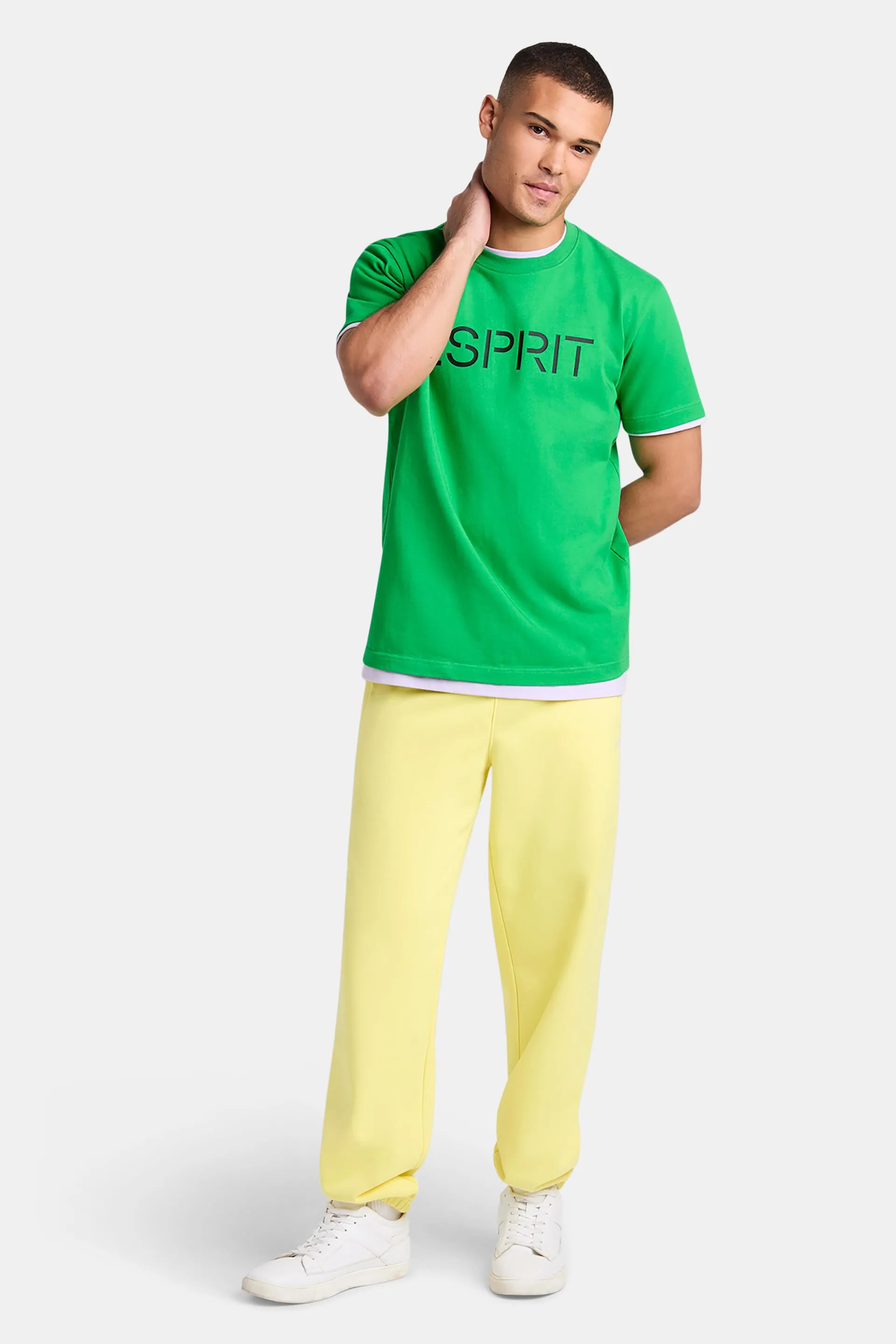 T-shirt unisex in jersey di cotone con logo