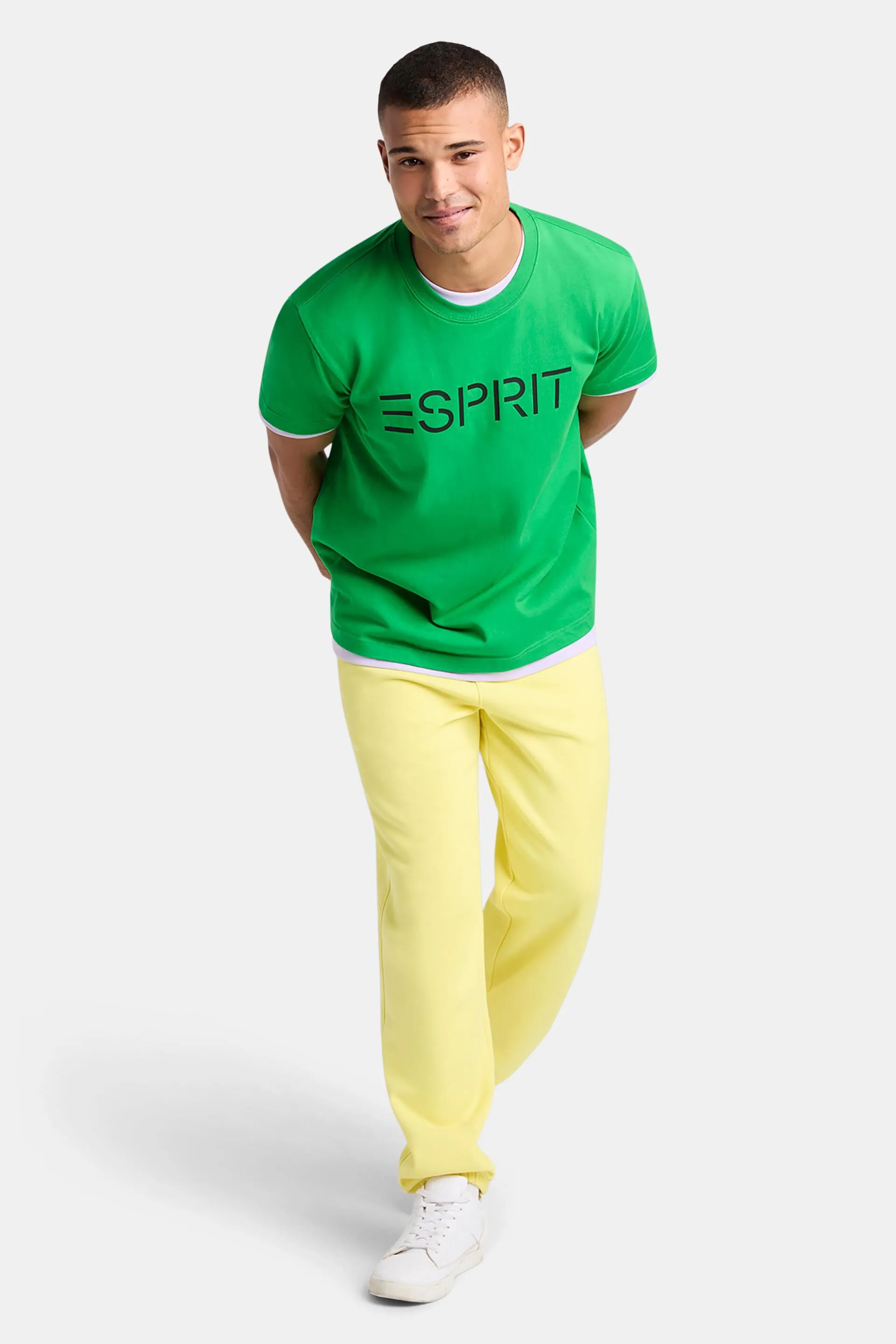 T-shirt unisex in jersey di cotone con logo