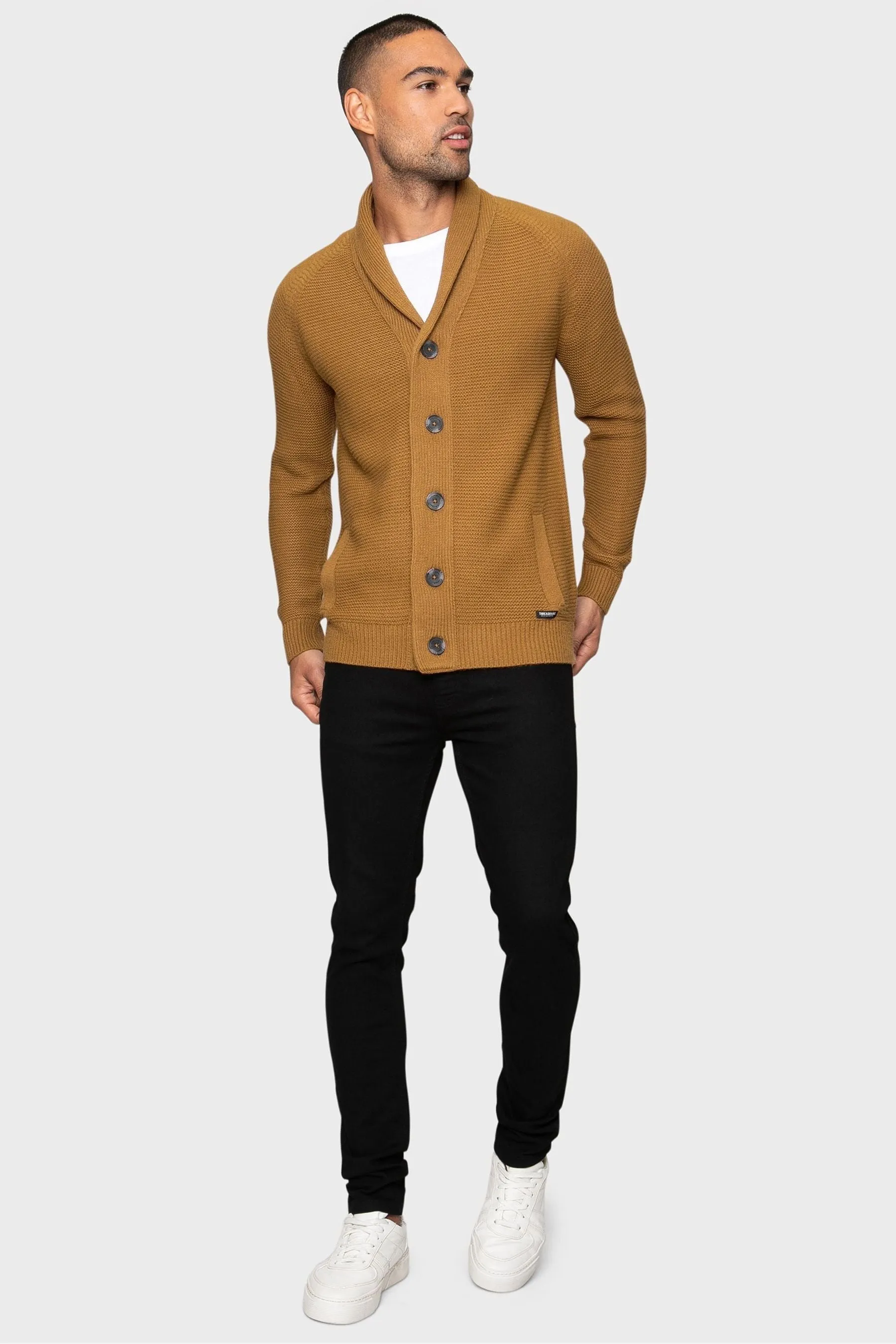 Threadbare - Cardigan con collo sciallato