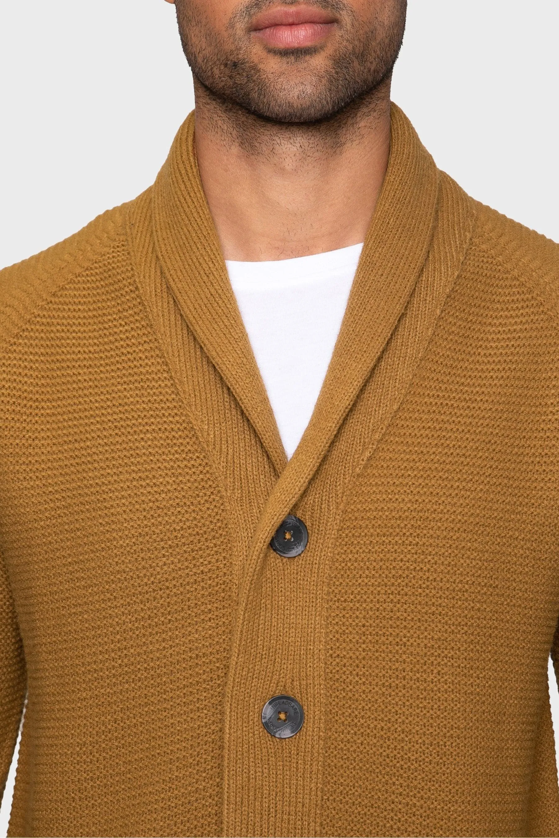 Threadbare - Cardigan con collo sciallato