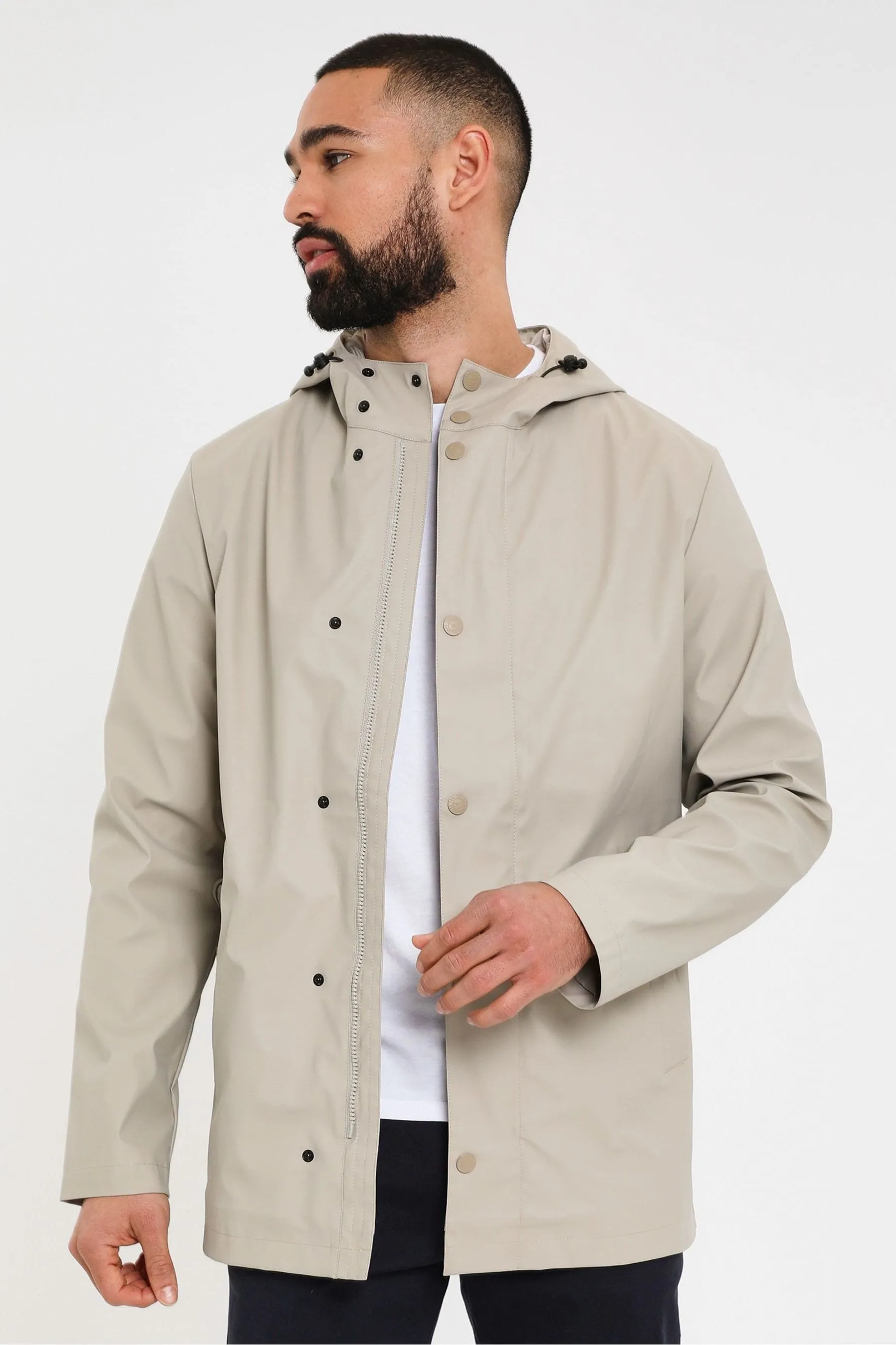 Threadbare - Con cappuccio Giacca impermeabile leggera