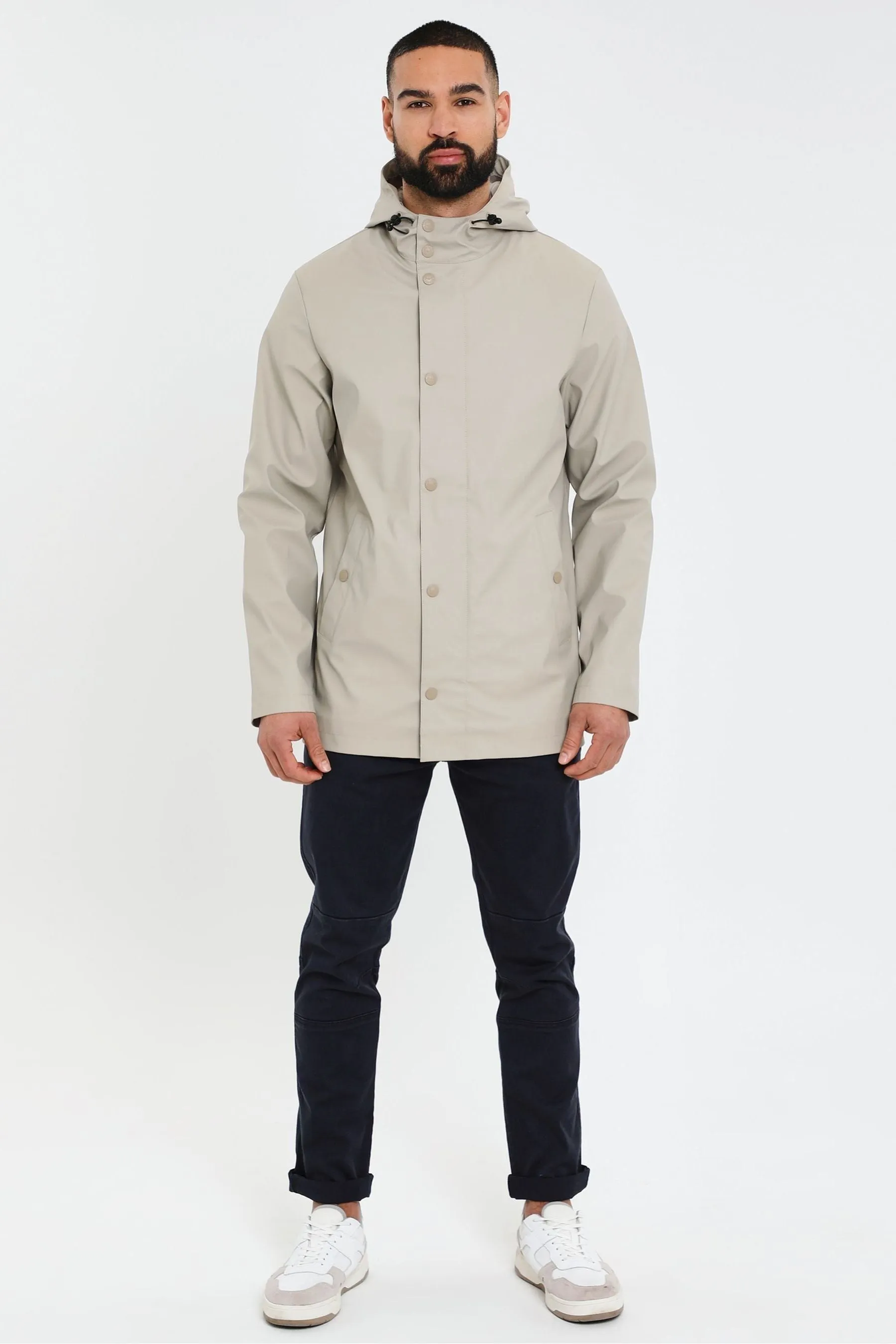Threadbare - Con cappuccio Giacca impermeabile leggera