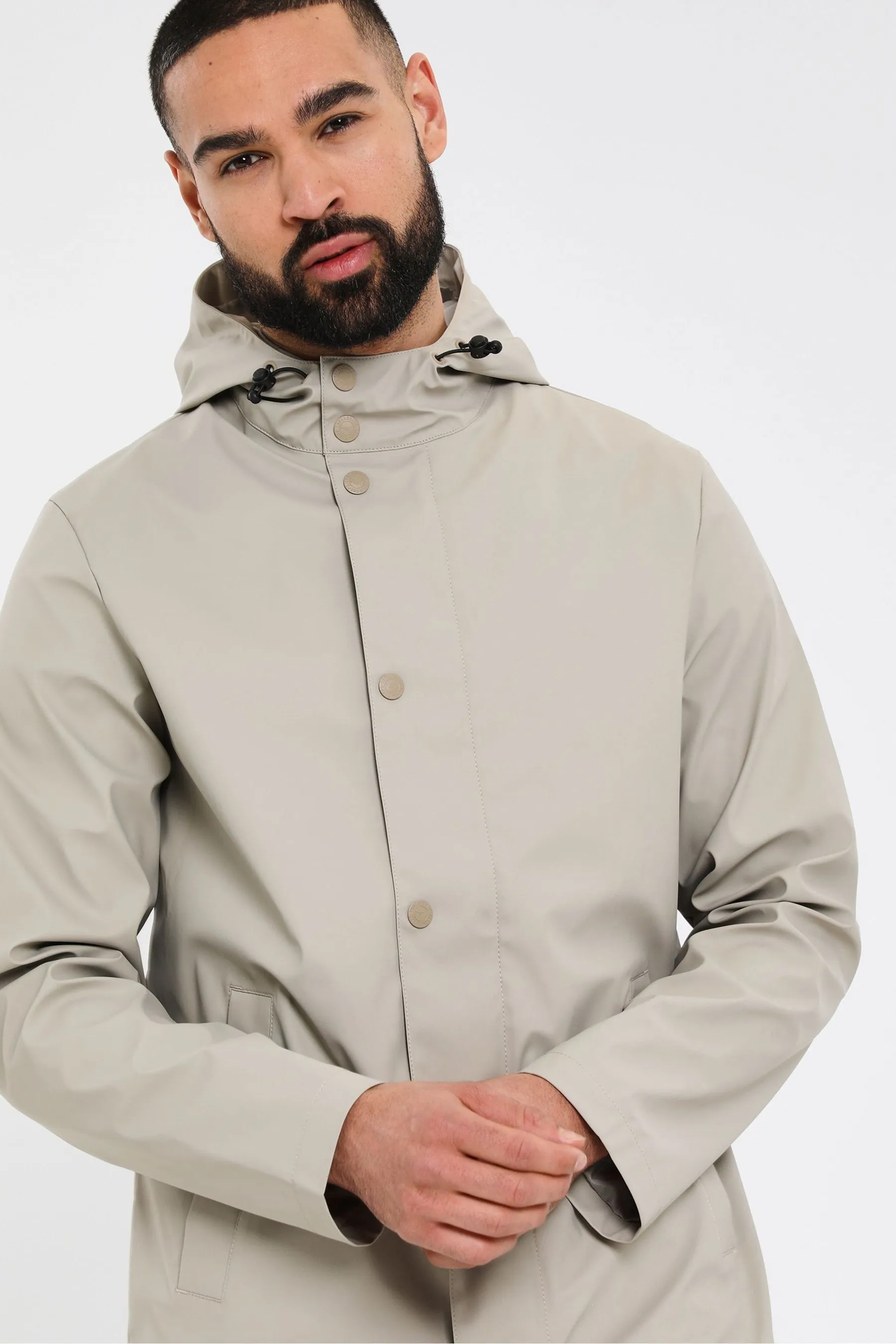 Threadbare - Con cappuccio Giacca impermeabile leggera