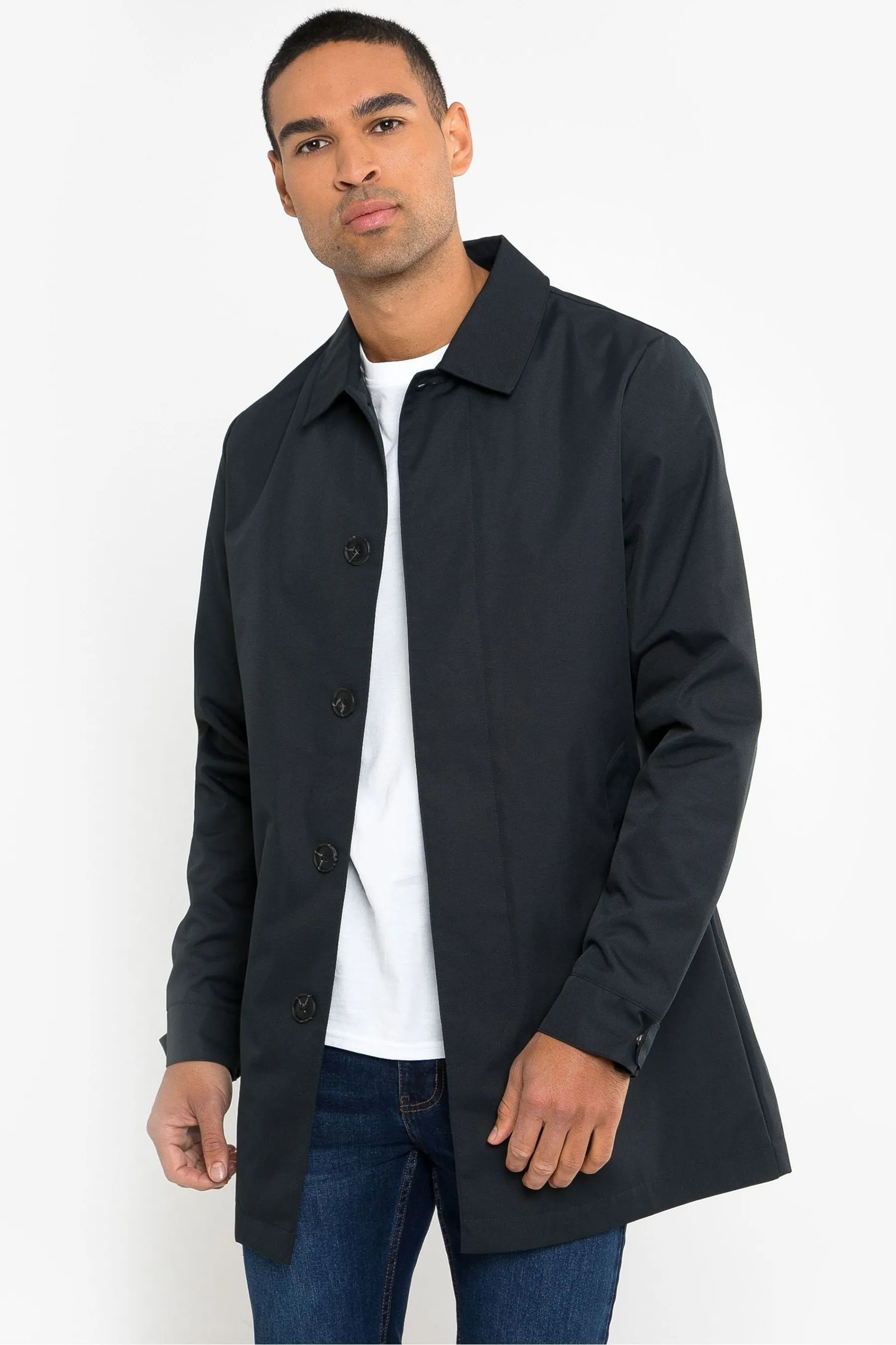 Threadbare - Trench lungo Sartoriale impermeabile