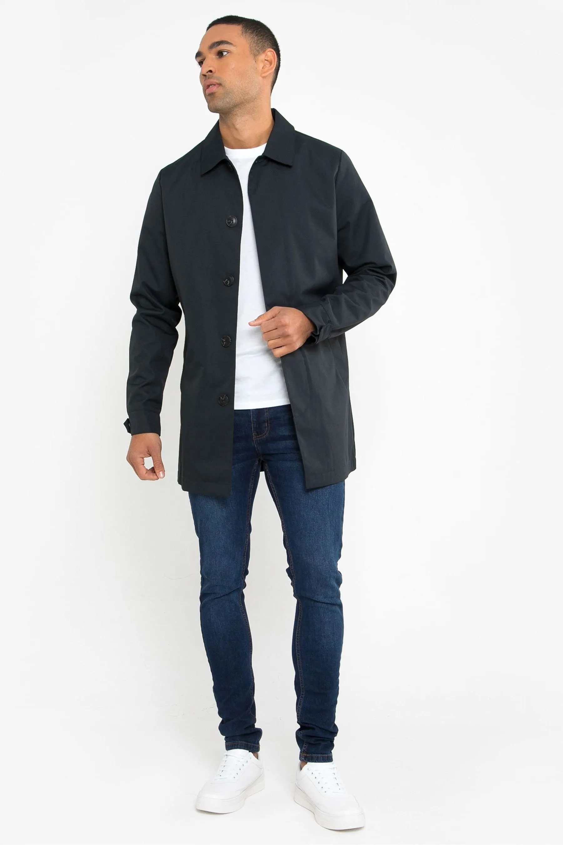 Threadbare - Trench lungo Sartoriale impermeabile