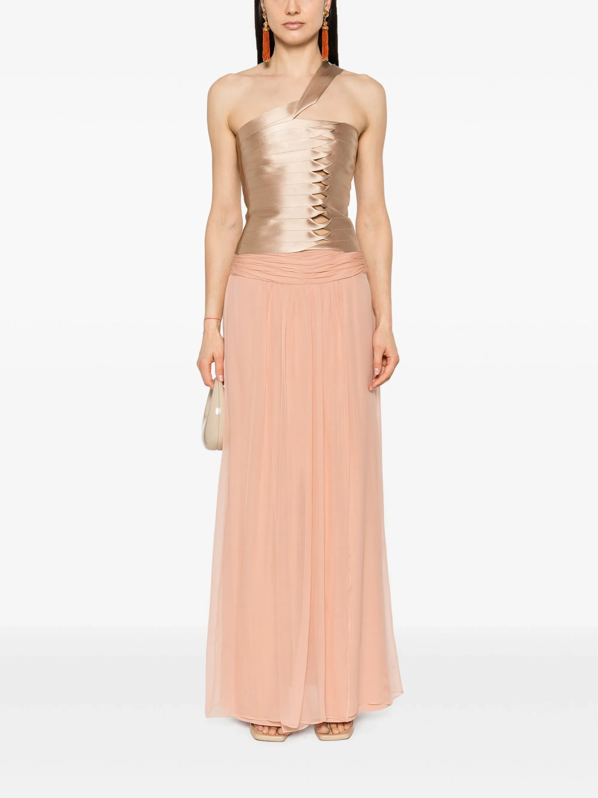 TOP BEIGE IN RASO