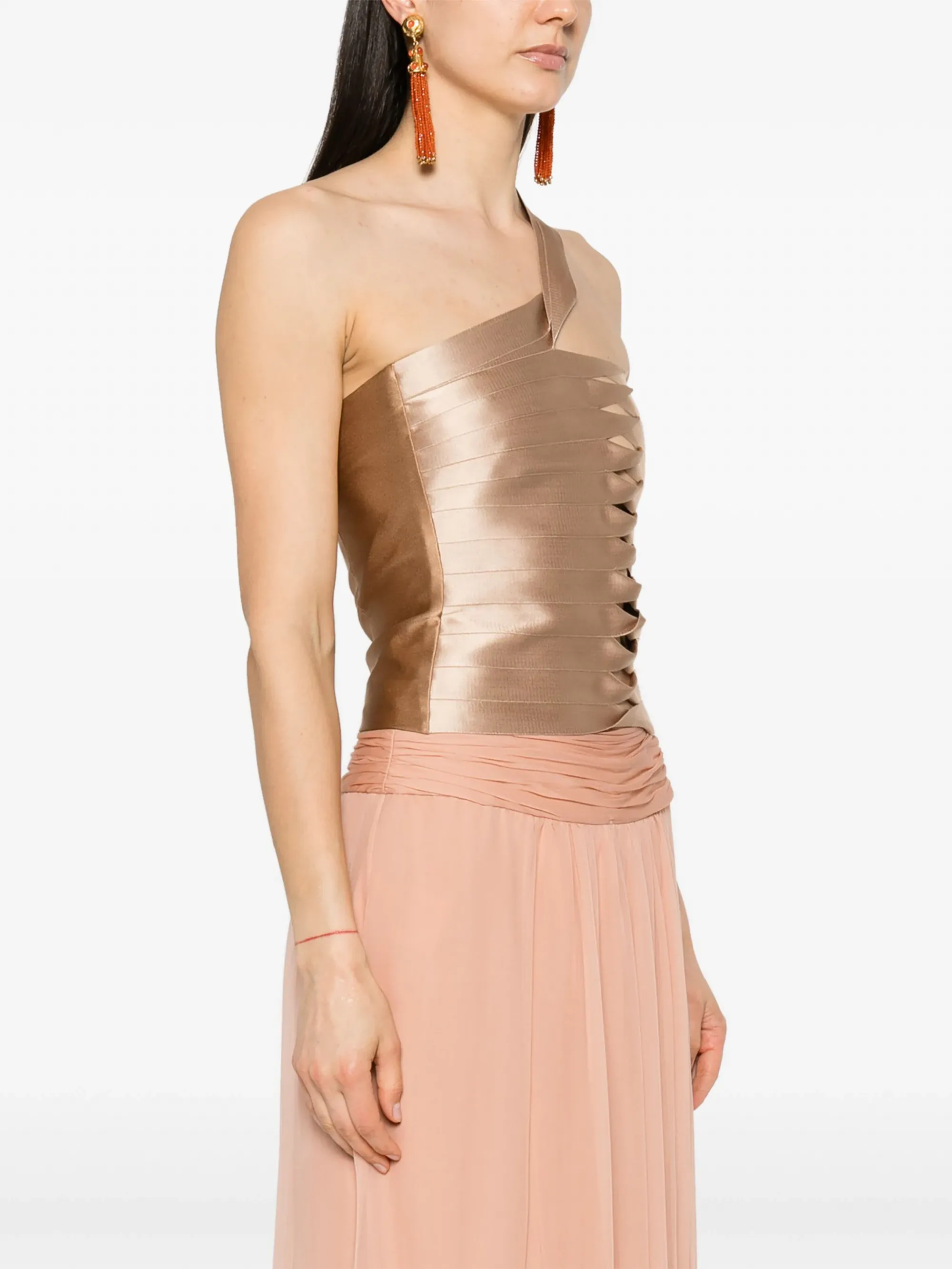 TOP BEIGE IN RASO