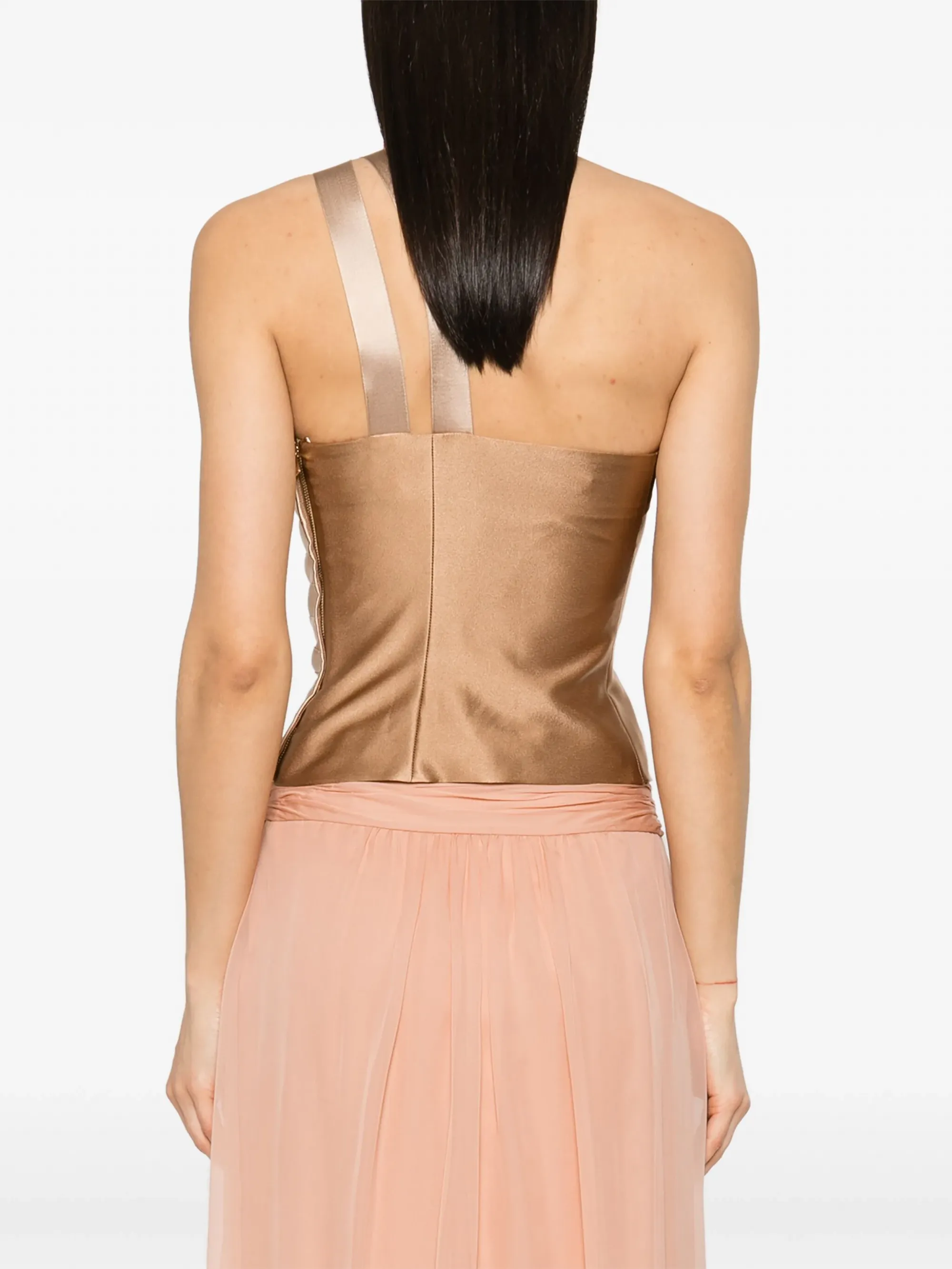 TOP BEIGE IN RASO