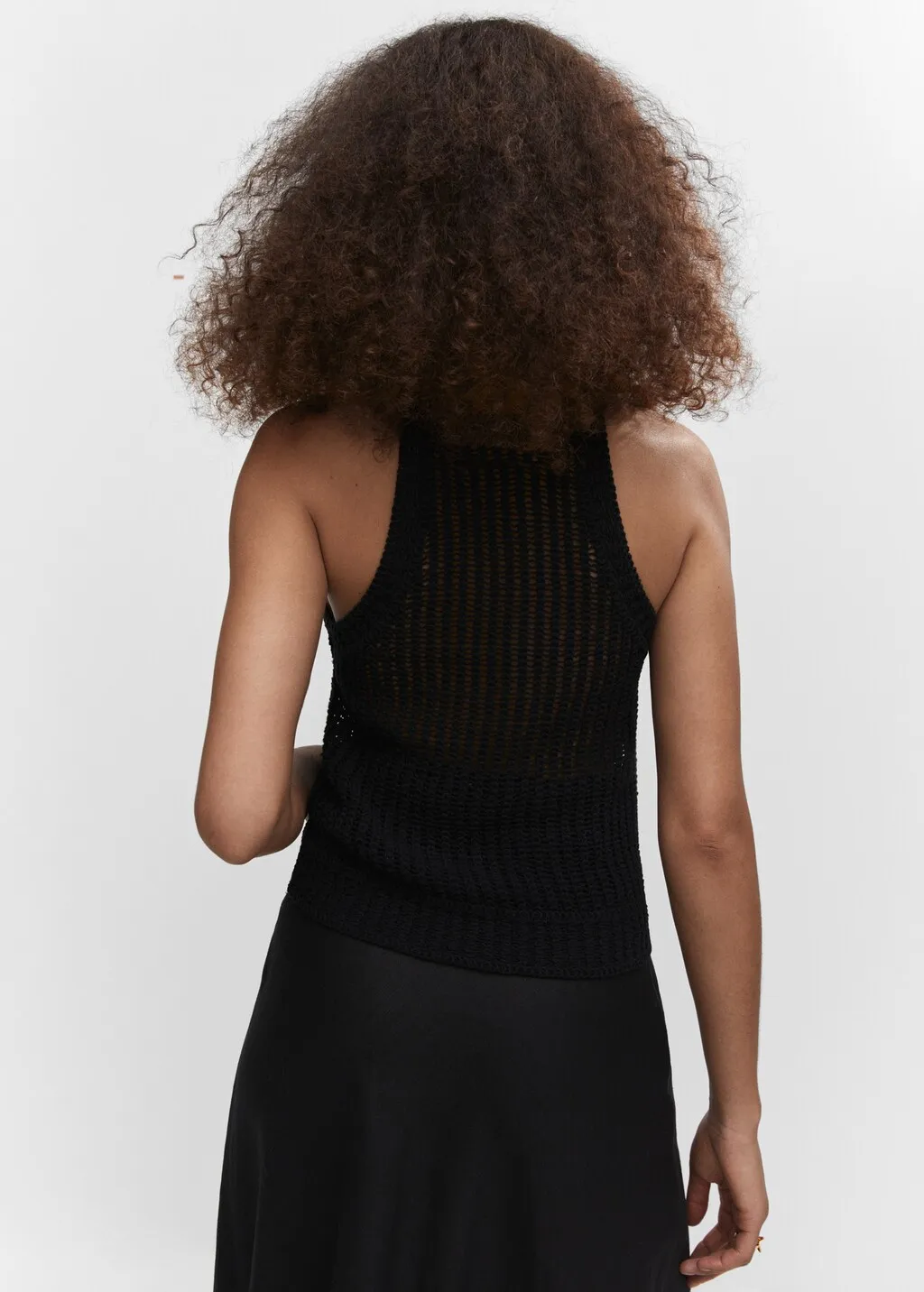 Top maglia collo halter