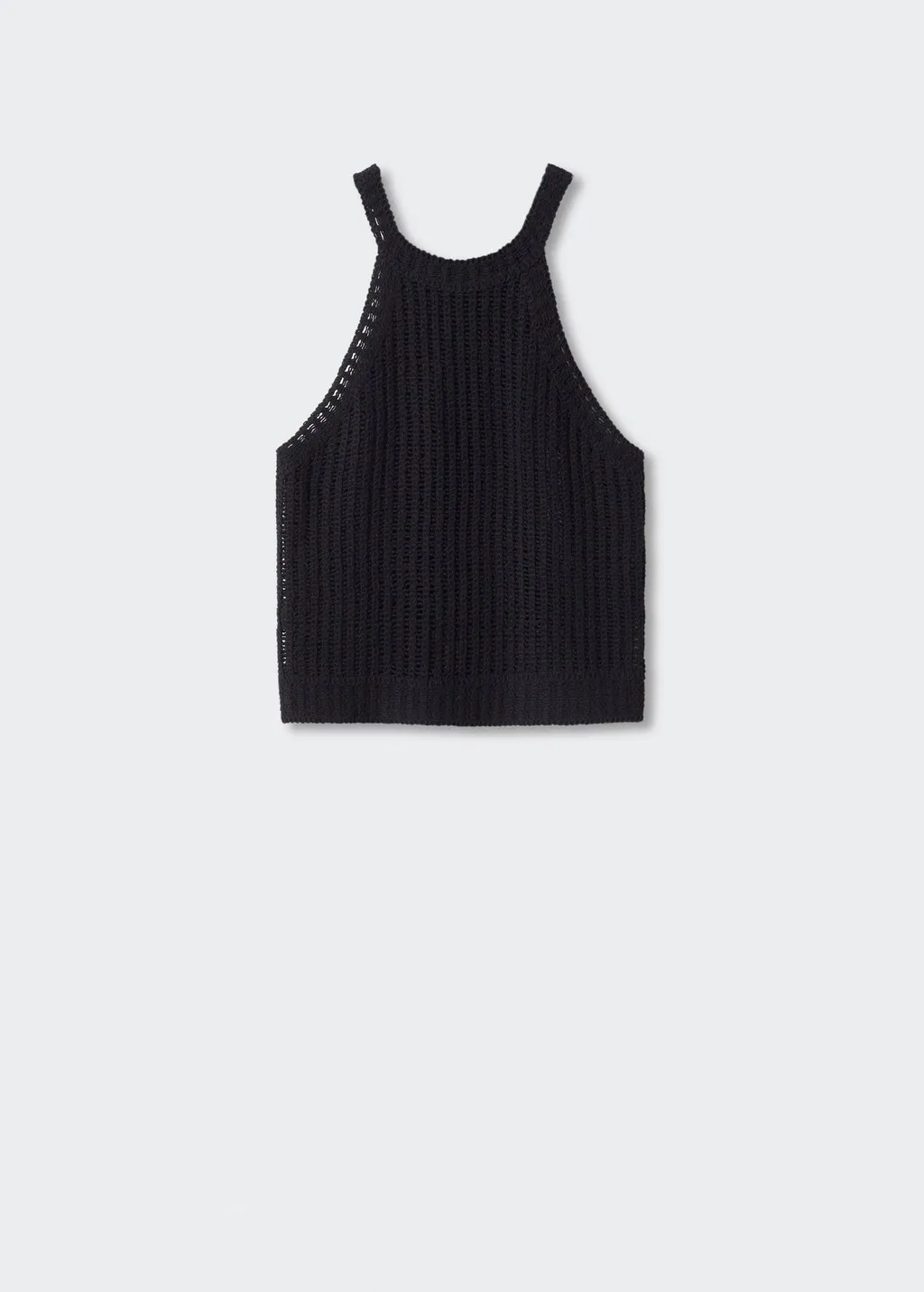Top maglia collo halter