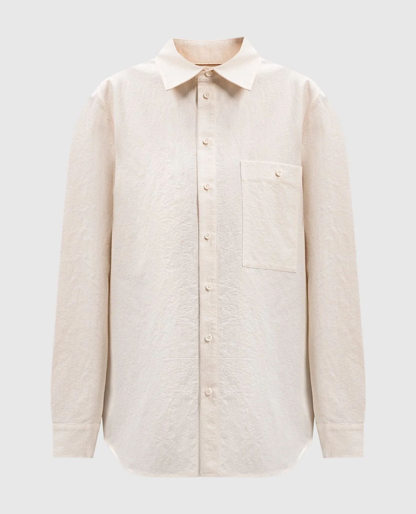 UMA WANG Camicia beige Tab UM1501