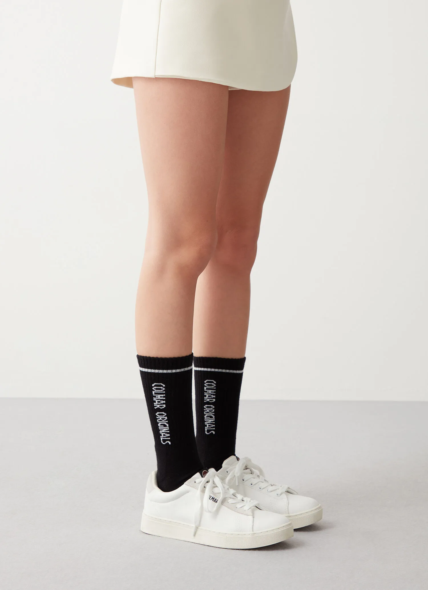 Unisex socks with two jacquard logos (2 pairs)