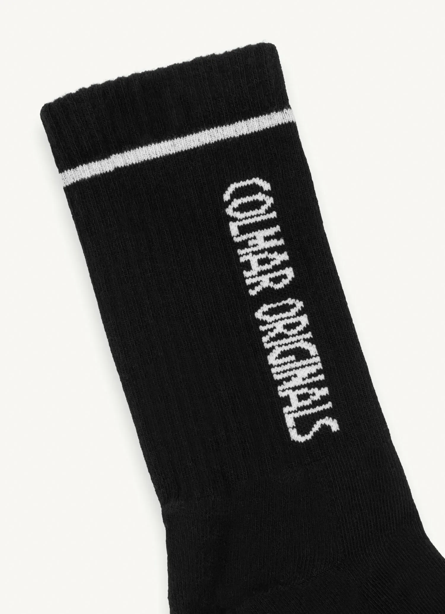Unisex socks with two jacquard logos (2 pairs)