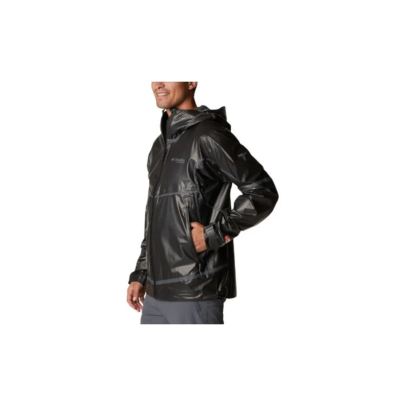 Uomo Columbia Giacca impermeabile OutDry Extreme™ Mesh (nero)