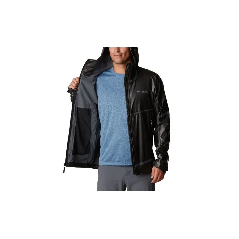 Uomo Columbia Giacca impermeabile OutDry Extreme™ Mesh (nero)