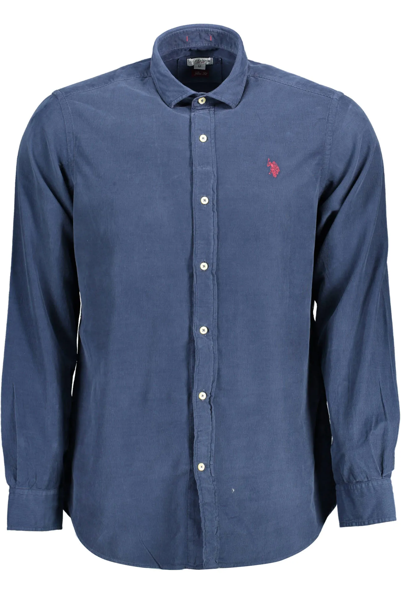 U.S. POLO CAMICIA MANICHE LUNGHE UOMO BLU