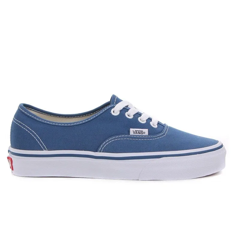 Vans Authentic Classiche Tela Blu Suola Bianca