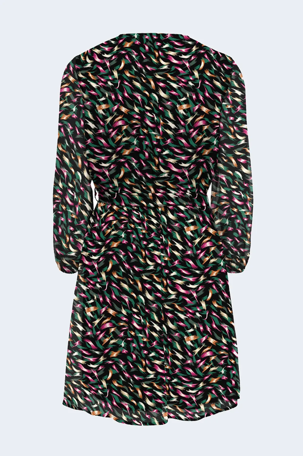 Vestito midi Only SLOANE L/S SHORT CS PTM Verde Scuro