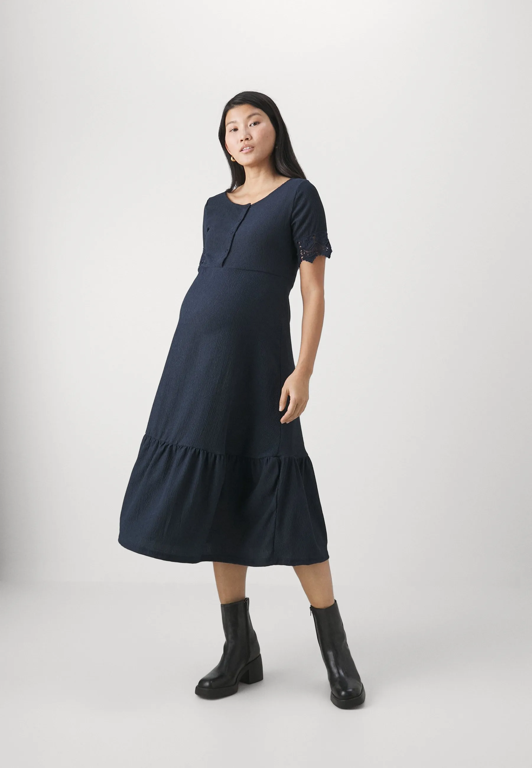 VMMOBY MIDI DRESS - Vestito di maglina