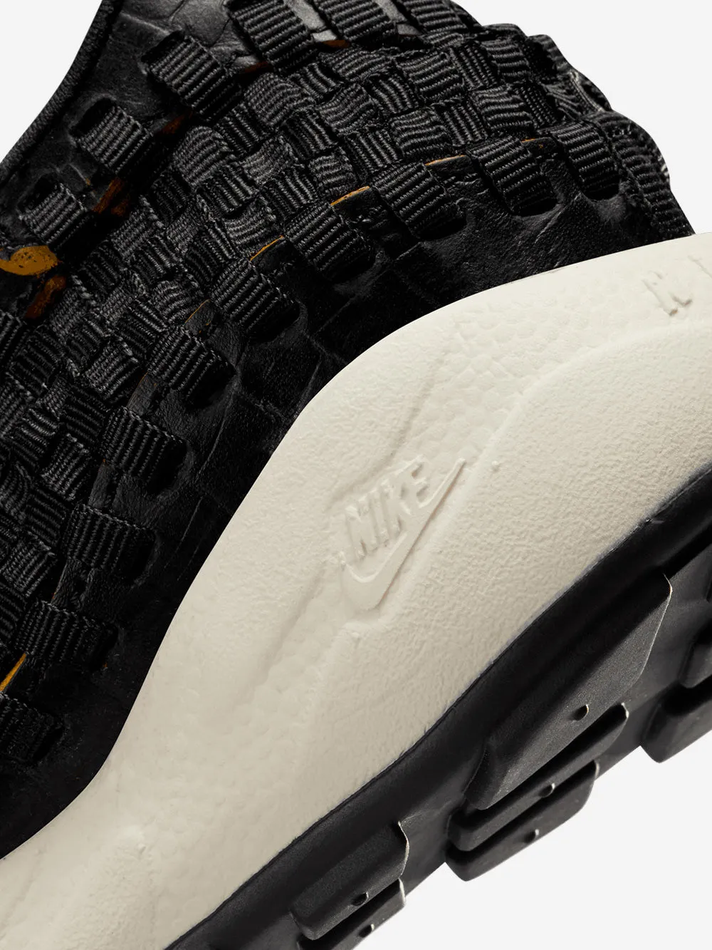W Air Footscape Woven Black Croc Sneakers