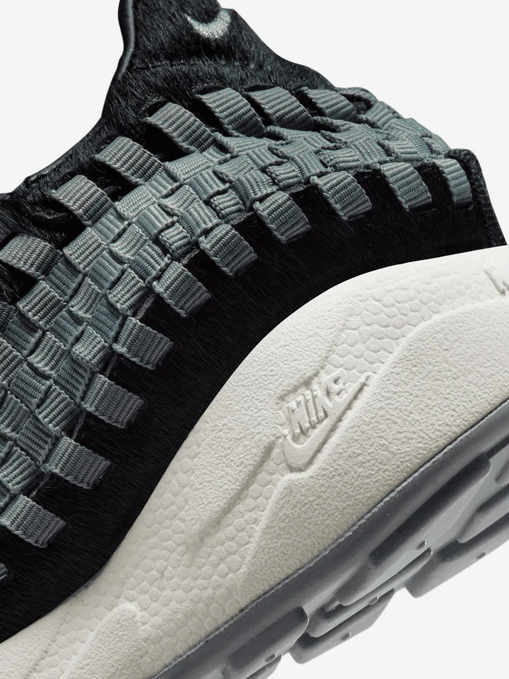 W Air Footscape Woven Black Smoke Sneakers