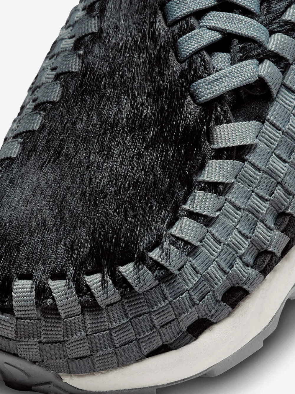 W Air Footscape Woven Black Smoke Sneakers