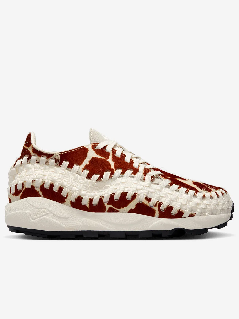 W Air Footscape Woven Cow Print Sneakers