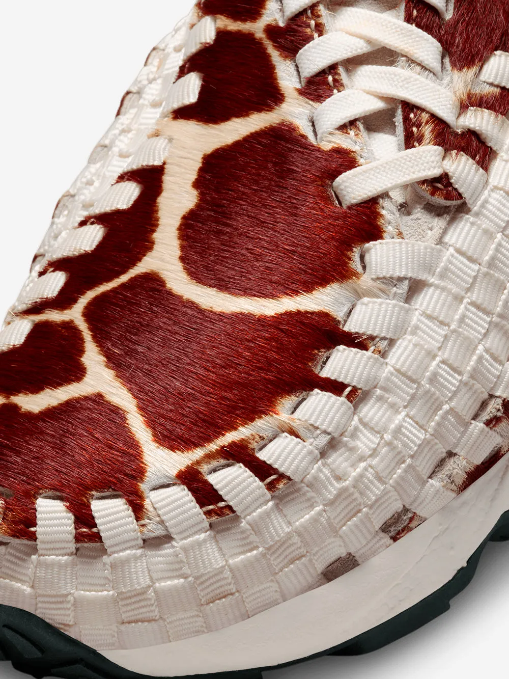 W Air Footscape Woven Cow Print Sneakers