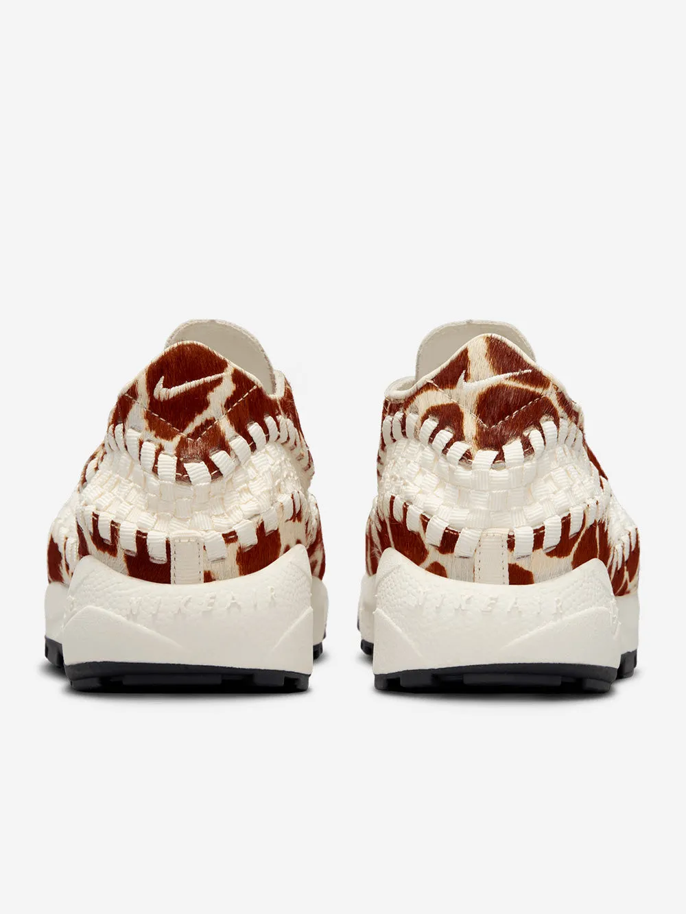 W Air Footscape Woven Cow Print Sneakers