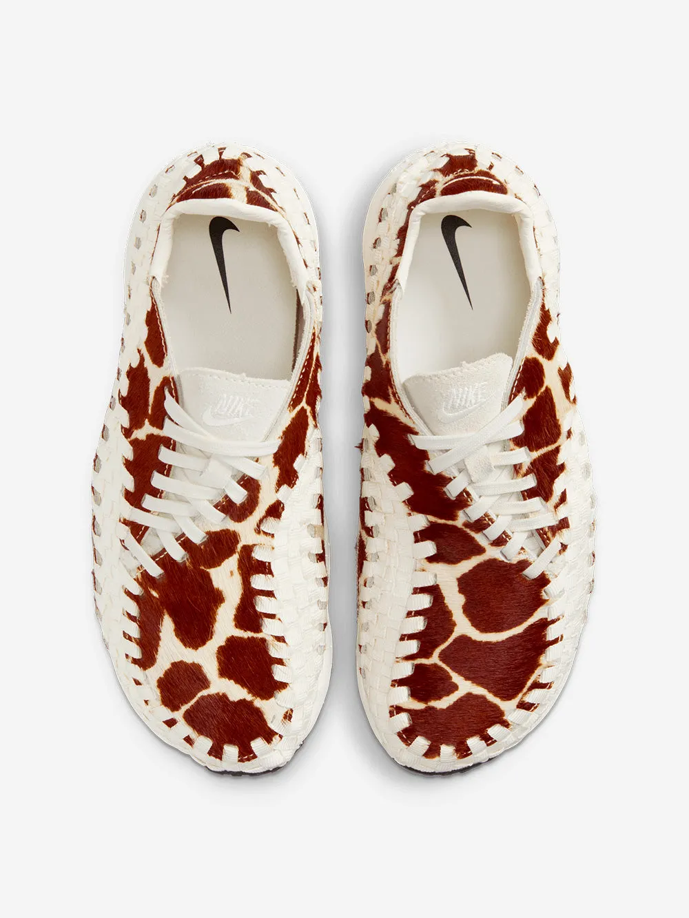 W Air Footscape Woven Cow Print Sneakers