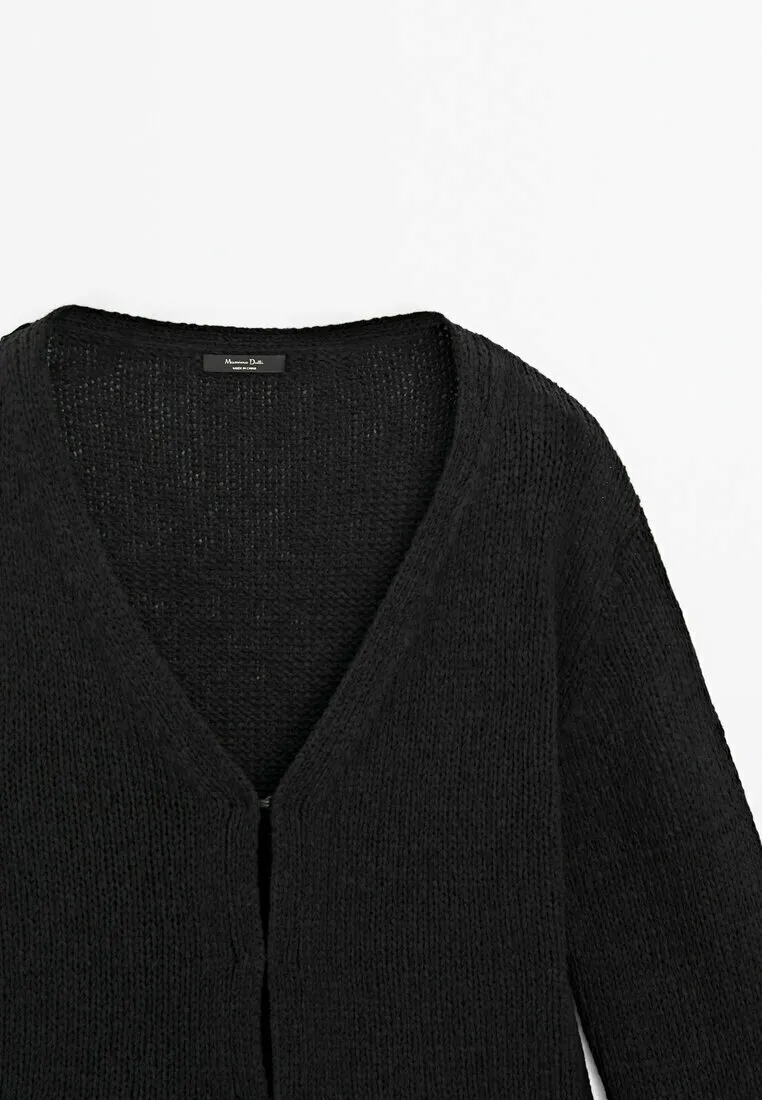 WITH HOOK FASTENINGS - Cardigan