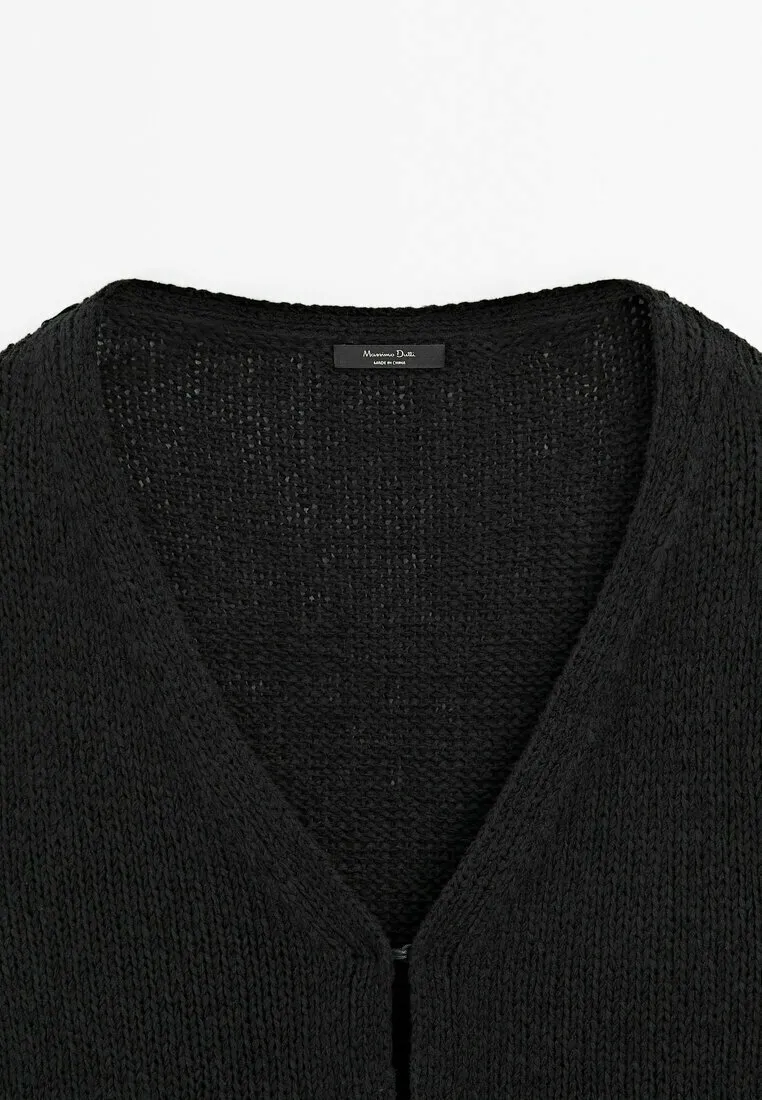 WITH HOOK FASTENINGS - Cardigan