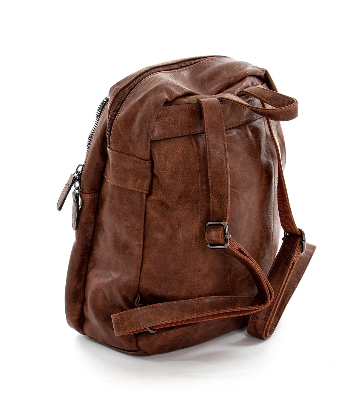 Zaino Zainetto Da Spalla Borsa Uomo Unisex Ecopelle Vintage Cuoio GIOSAL-ZU1037A