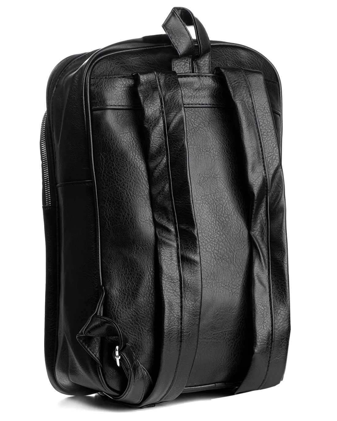 Zaino Zainetto Da Spalla Borsa Uomo Unisex Ecopelle Vintage Nero GIOSAL-ZU1103A